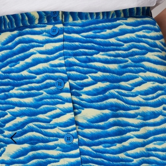Whistles Seafoam Button Front
Skirt Blue/Multi New Size 14 - Picture 9 of 10